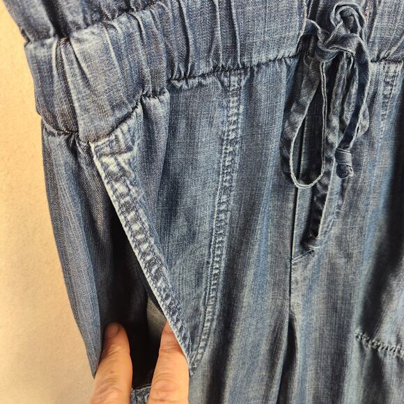 Cloth and Stone Tab Sleeve Utility Jumpsuit Women’s SZ XS 100% Tencel EUC - Picture 8 of 16